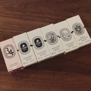 6 Diptyque samples